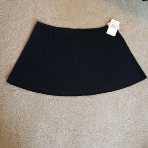 Black Swim Skirt Coverup